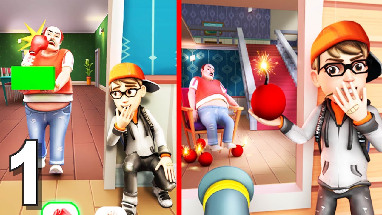 Prank the Neighbor New Game Launch All levels 1 - 2 | Z & K Games