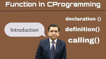 Introduction to Function | Functions in C Programming (Part 1) | By Professor Pankaj Gupta | BIIT