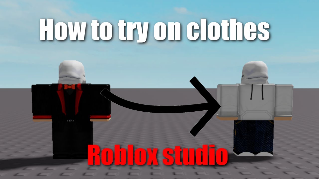 How To Try Roblox Clothes On Roblox Studio 2020 Roblox Studio Tutorial Youtube - roblox studios clothes dont appear