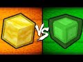 Honey Block vs. Slime Block - Minecraft