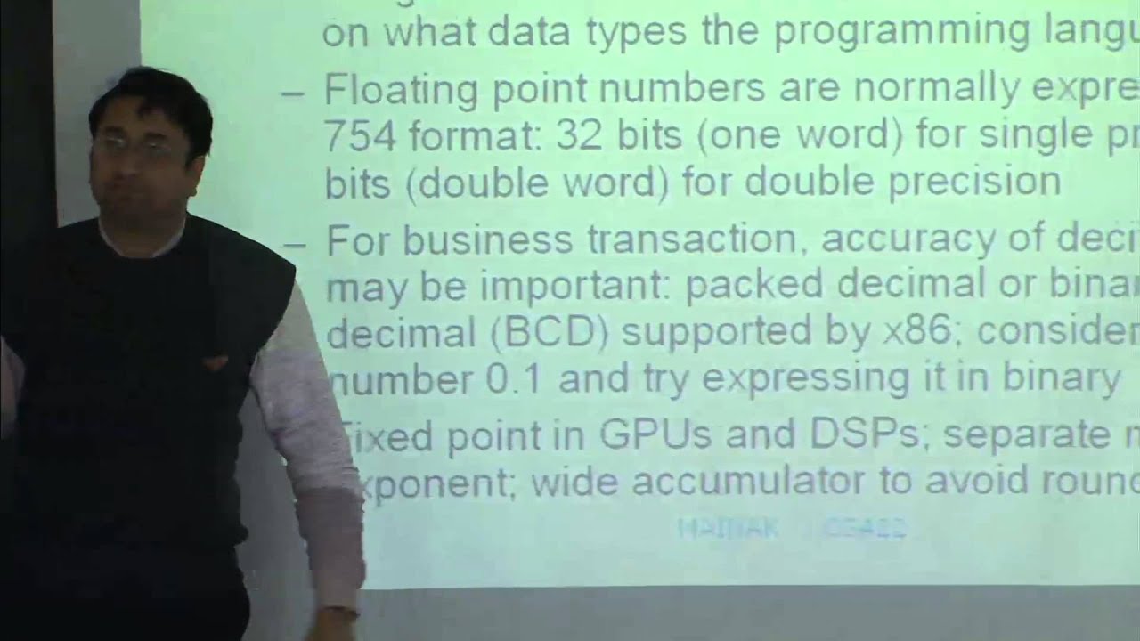 Mod-01 Lec-04 Instruction set architecture