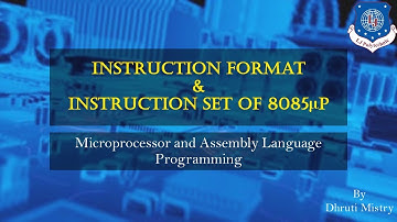 Instruction Format and Instruction Set |  MALP