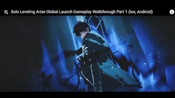 Solo Leveling Arise Gameplay Walkthrough Part 1 #trending  #anime