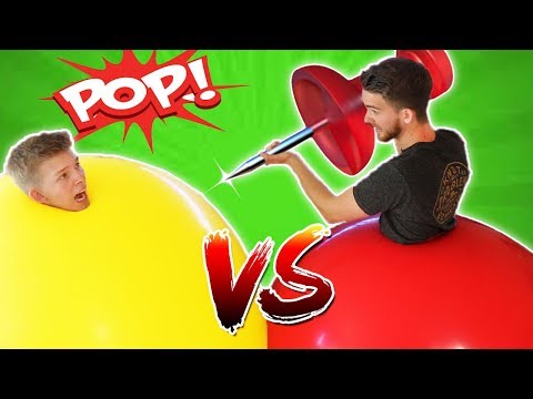 GIANT 6ft Balloon Battle!