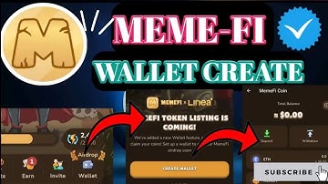 Memefi Wallet । MemeFi Wallet Create । MemeFi Wallet Connect। MemeFi Wallet Update। Memefi Update
