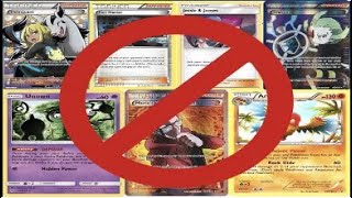 All Cards Banned From The Poke'mon TCG Expanded Format