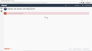 Cómo crear una base de datos en cPanel