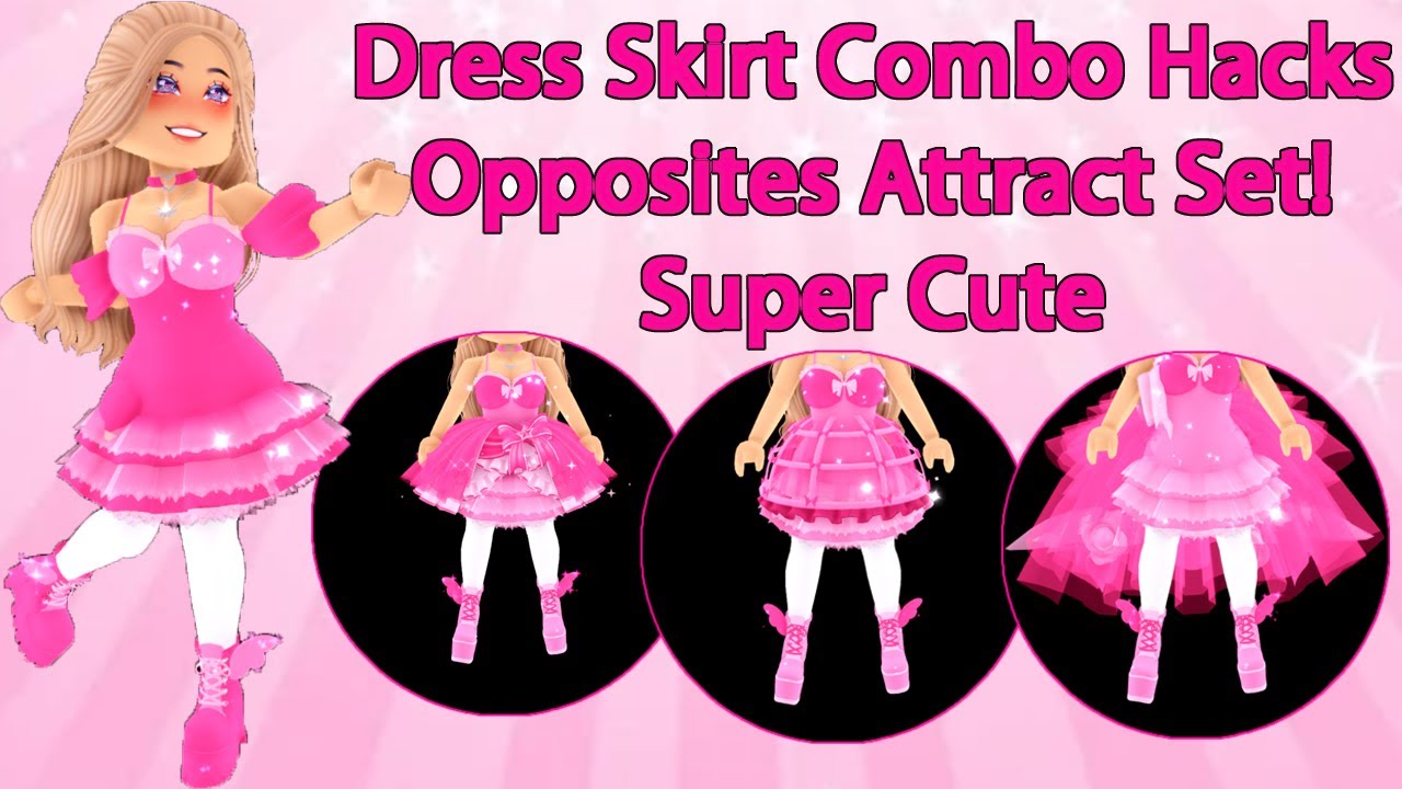 Dress And Skirt Combo Hacks With Opposites Attract Set Royale High ...