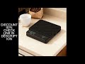 Coffee Electronic Scale High-precision Rechargeable Smart Pour-Over Coffee Scale Flow Rate Monitorin
