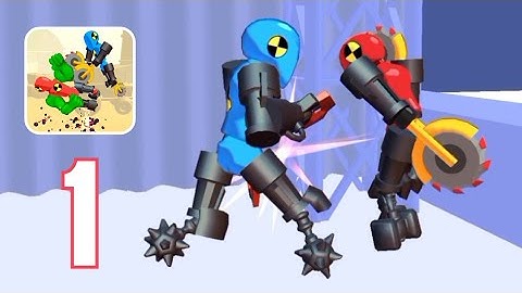 Merge Ragdoll Fighting ~ Gameplay ep.1 ~ Level 1-10