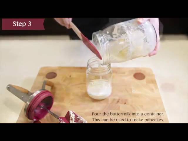 Kilner® Butter Churner Time Lapse Video 