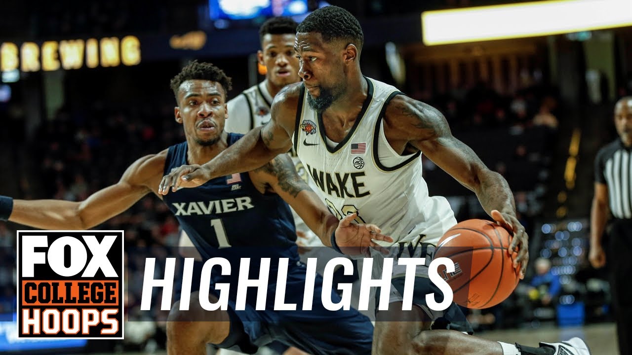 Chaundee Brown puts up 26 as Wake Forest knocks off Xavier, 80-78 | FOX COLLEGE HOOPS HIGHLIGHTS
