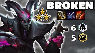 TFT Set 6 ⭐⭐⭐ 3 Star Shaco Carry Hyper Roll 5 Syndicate / Assassin Strategy Guide