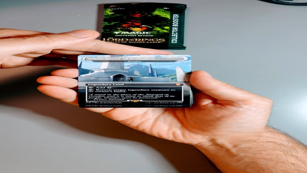 myth MAGIC THE GATHERING LORD OF THE RINGS Collector booster