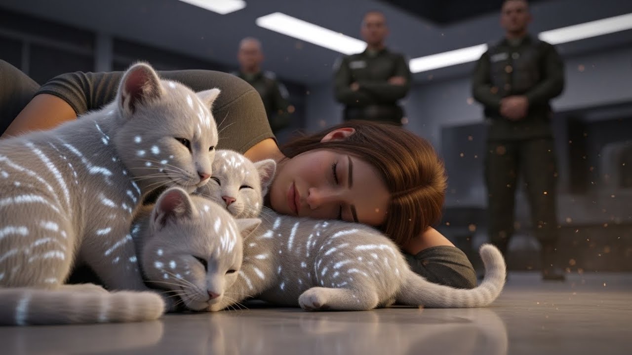 The Human Accidentally Fell Asleep Beside the Cat Cubs She Woke Up to Find an Elite Guard Detail Wee