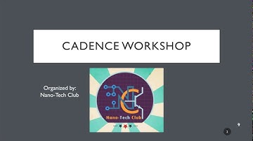 Cadence Virtuoso Workshop 2nd Session - Part 1: MOSFET Physics, Inverter VTC and CMOS Logic
