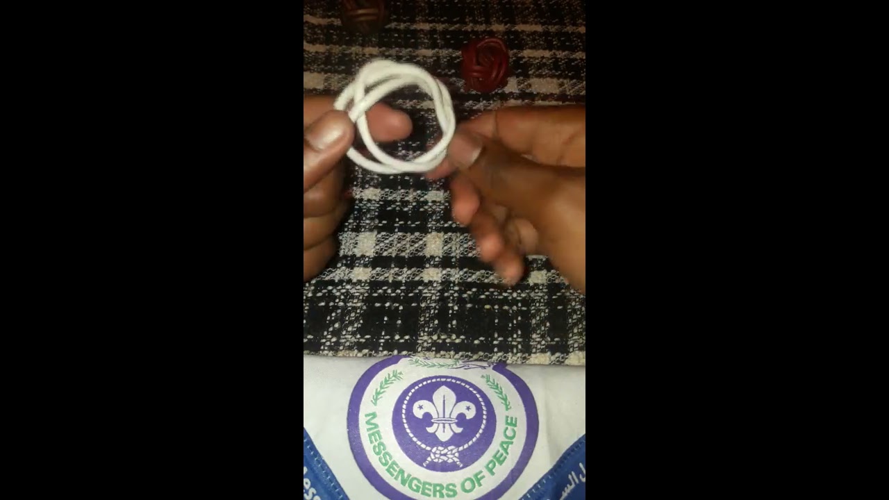 طريقة إنشاء عقدة المنديل الكشفي