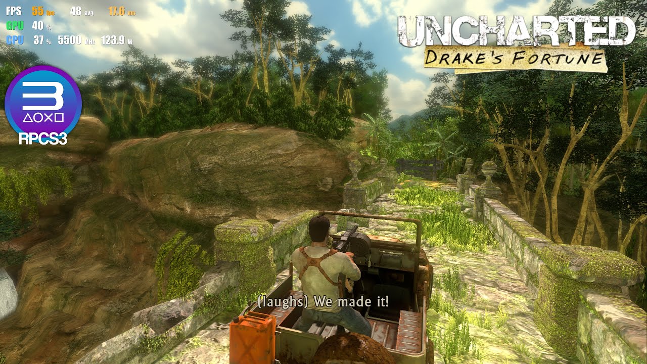 Uncharted 1: Drake's Fortune 4K FSR 60FPS Unlock 13900K Performance Gameplay