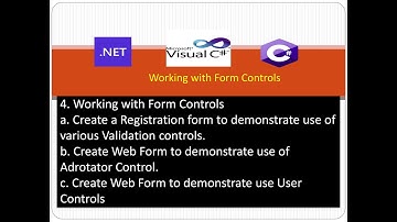 Registration form | Validation controls | Ad rotator Control | User Controls | Asp.net with Csharp