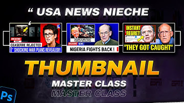 USA News Thumbnail Masterclass | AI + Automation Guide (No Photoshop Needed)