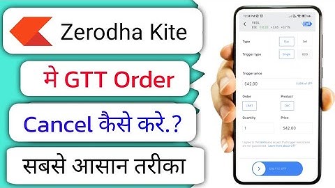 how to cancel gtt order in Zerodha!! how to cancel gtt order in Zerodha!!