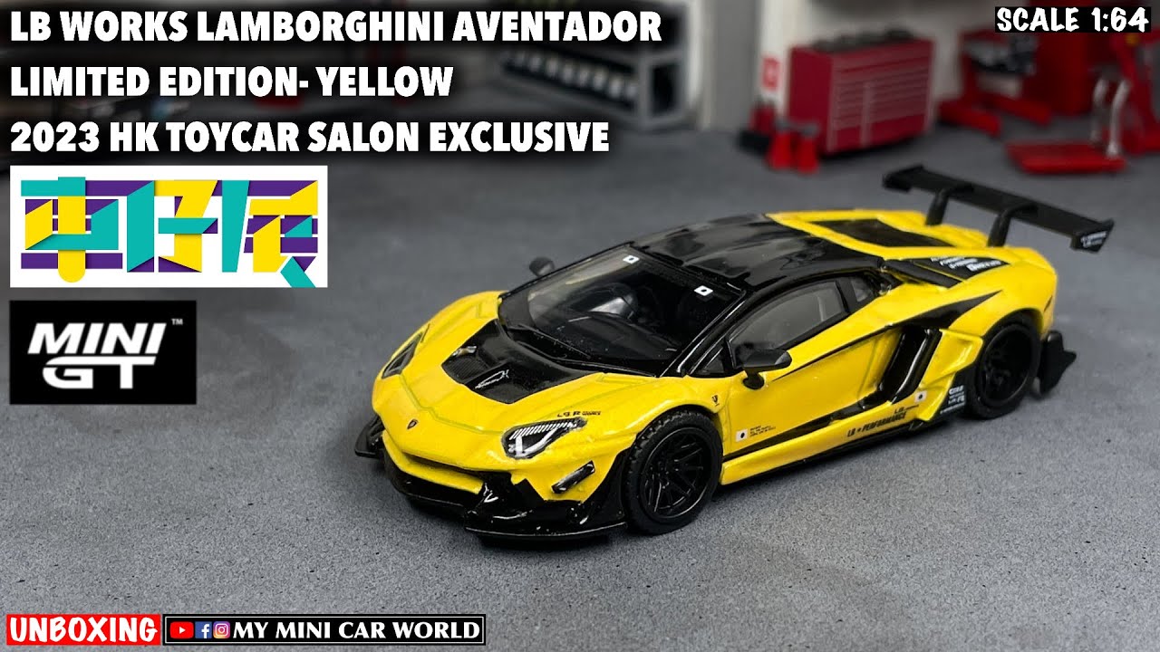 Mini Gt Lb Works Lamborghini Aventador Mijo Exclusive #329 Color Amarillo