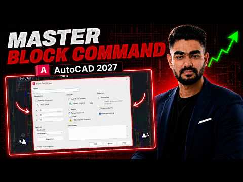 AutoCAD Beginner Course | Block Command Explained AutoCAD Tutorial