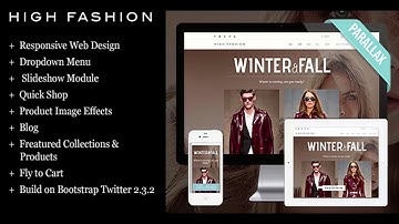 High Fashion Responsive Shopify Theme - Parallax | Themeforest Website Templates and Themes