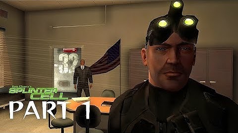 SPLINTER CELL 1: Training/Police Station - Full Gameplay Walkthrough PART 1 [No Commentary]