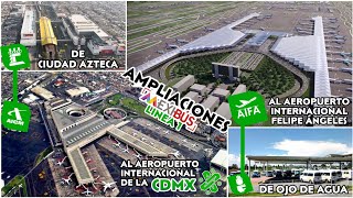 Ampliaciones Mexibus línea 1-Actualizacion #1 (Ojo de Agua-AIFA)(CD Azteca-AICM)