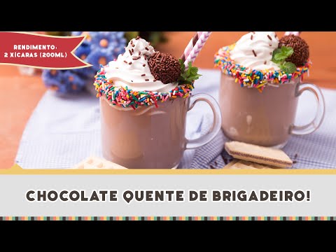 Chocolate Quente de Brigadeiro - Receitas de Minuto EXPRESS #216