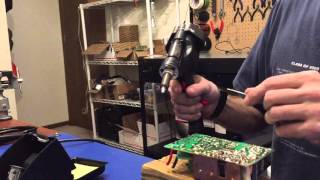 Aoyue 8800 De-Soldering gun filter re-design PART 1 - More Gadget Tech Thoughts
Make sure you watch the follow up video Part 2 after using this filter for three months:
https://youtu.be/iU1L8U3Fa-w
Welcome, this is another video with More Gadget Tech Thoughts.
After using the Aoyue 8800 De-Soldering gun for a month when I decided to change the filter design. It easier to clean and maintain and may even be better in the long term then the original design.
Since this video I have been using it for a couple months now. So I will be releasing an update video to see how it has held up and decide if its a better design then the original design.
Be sure to subscribe and change your notification settings so you will be notified when I release the final update video sequel for this.
The ceramic tape I used was original purchased for wrapping 3D Printer Hot Ends, but worked great for this also. This link will take you to the part, you may be able to find it with the same specs in a smaller roll. The dimensions are 1/16 inch Thick by 1 inch wide.
This is for the 50 foot roll, they sell it also in a 25 foot roll but it was cheaper for the 50 ft roll. Then choose product number 87575K84
The main properties that are important are, you might be able to get away with 800° F (426° C) to 1000 ° F (537 ° C), the ceramic tape I have is rated for -50° to 2300° F (1,260 ° C)
I bought the roll from McMaster-Carr Supply Company
https:www.McMaster.com
https://www.mcmaster.com/catalog/126/3770
You can find it by searching for the following:
Item Number:
87575K84
Name:
Ultra-High-Temperature Ceramic Fiber Insulation, Alumina Oxide, 50 Feet Long x 1 Wide x 1/16 Thick Aoyue 8800 De-Soldering gun filter re-design PART 1 - More Gadget Tech Thoughts