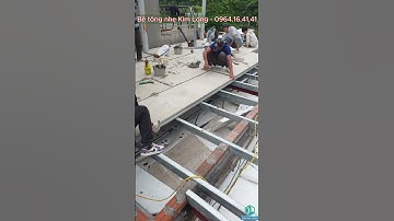 Sàn lắp ghép bê tông nhẹ Kim Long - 0964.16.41.41 #betongnhekimlong #betongnhe
