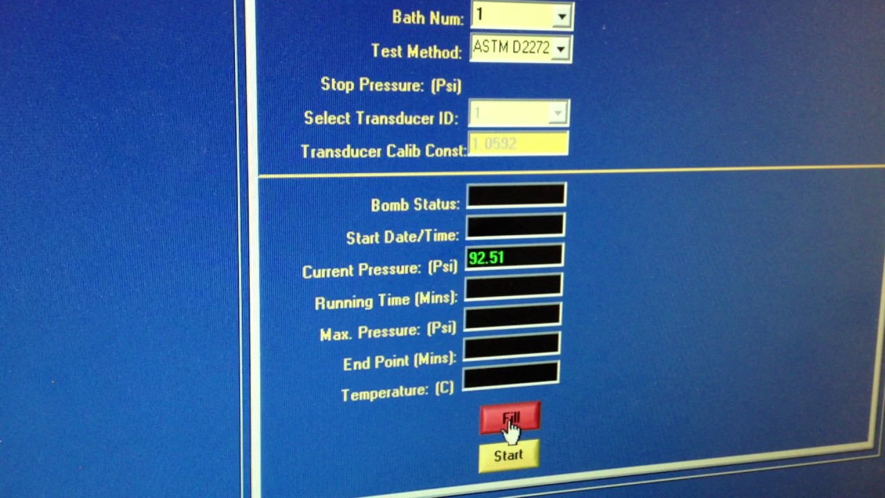 ASTM D2272 Software Operation - YouTube