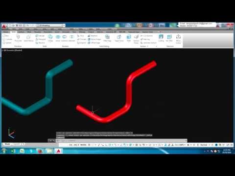 Autocad - Vẽ đường ống trong AutoCAD 3D
