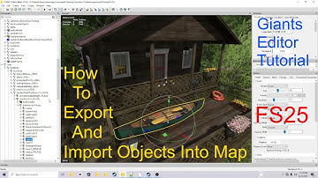 Giants Editor Tutorial | How To Export And Import Objects And Get Textures For FS25 | Step 18