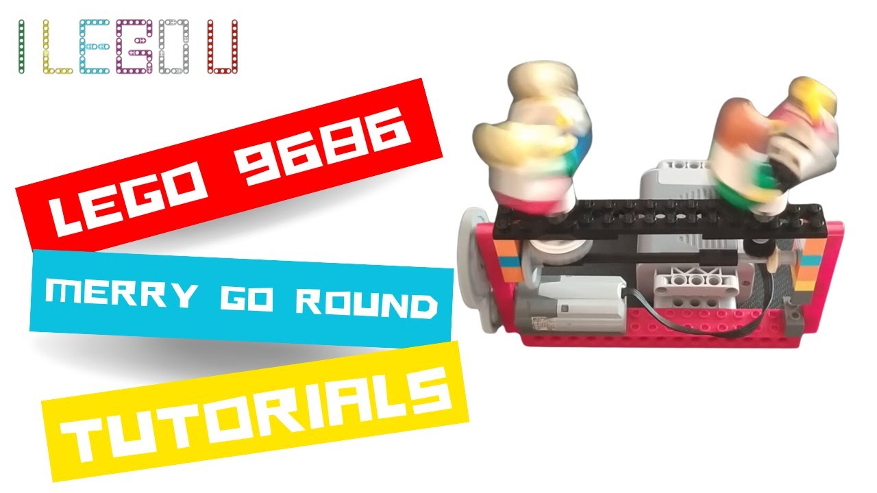 LEGO 9686 Building Instructions - MERRY GO ROUND TUTORIALS