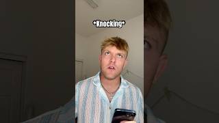 Police Knock On A Mans Door