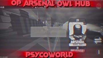 OP ARSENAL OWL HUB SCRIPT | HYDROGEN | FLUXUS | ROBLOX