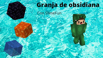 Granja de Obsidiana/Obsidian Farm SlimeFun tutorial#5