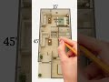15&times;45 house floor plan design || perfect 2bhk layout 👌. . #house  #houselayout #dreamhouse