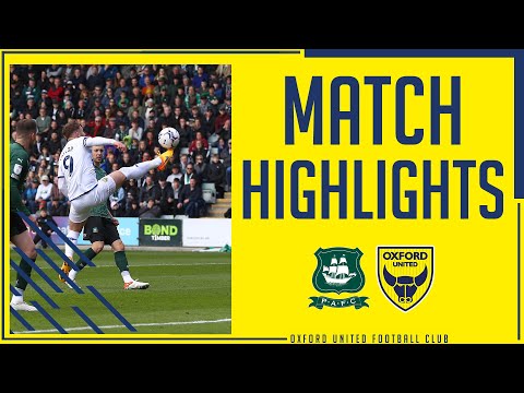 Plymouth Argyle v Oxford United highlights