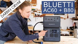 Bluetti AC60 + B80 REVIEW // EMERGENCY Preparedness (Solar Generator +  Expandable Lipo4 Battery)