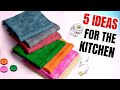 5 sewing projects for the kitchen  5 sewing ideas for the home