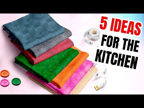 5! Sewing Projects for The Kitchen | 5 Sewing Ideas for the Home