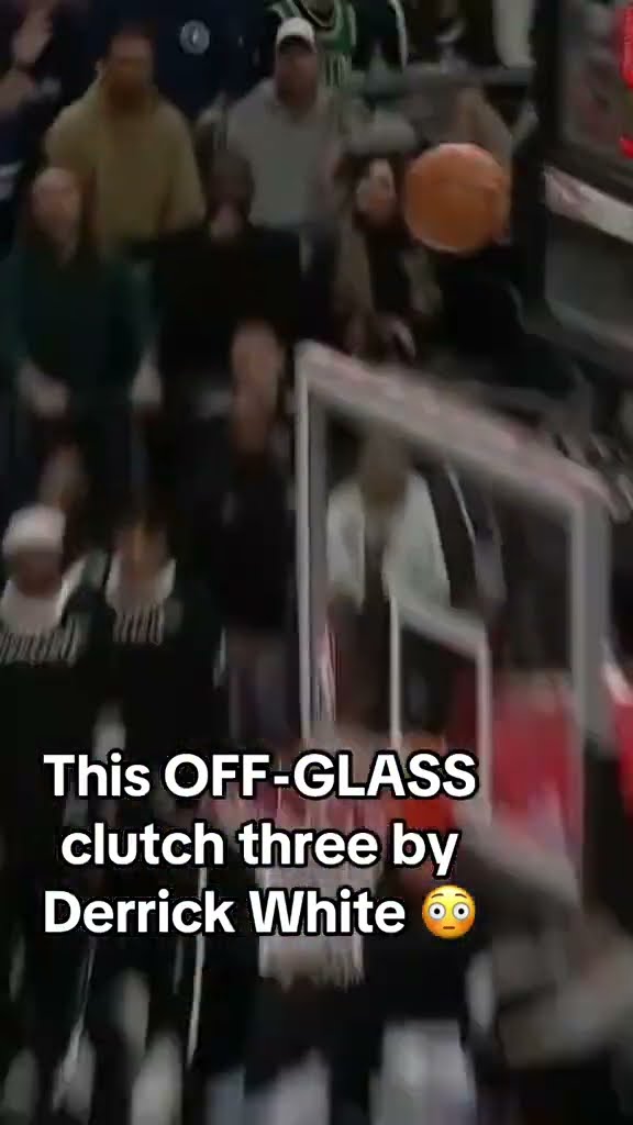 Derrick White 3 OFF GLASS ?