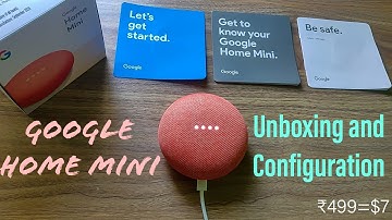 Google Home Mini Coral 2021 | Unboxing& Configuration | [ASMR Video] ₹499=$7 only