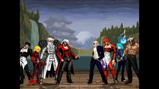 KOF MUGEN !! Red Crystal Team VS Chaos Blue and Red Team