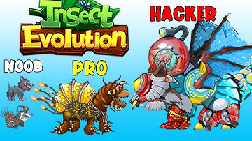 NOOB vs PRO vs HACKER ~ Insect Evolution Full Gameplay update 2022 ( Part 40 Variation)