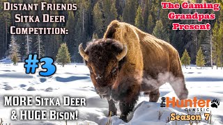 theHunter Classic - S7 (2021) - Sitka Deer Competition: MORE Sitka Deer & HUGE Bison!